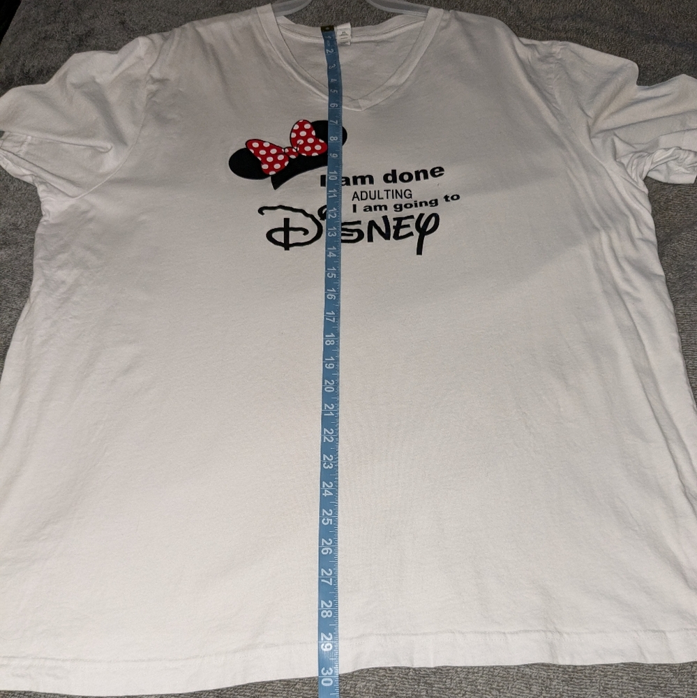 “Going to Disney” Adult 2XL White T-Shirt - Picture 6 of 7
